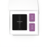 Unique CBD The Bar CBD Vape Zero Nicotine Device Black Starter Set With One Device and two pods 250mg Grape